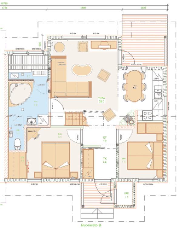 Otsopirtti: Maria And Otso Apartments Kolinkylä Kamer foto